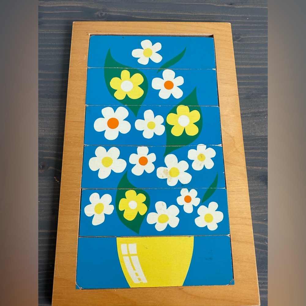 Vintage wood puzzle